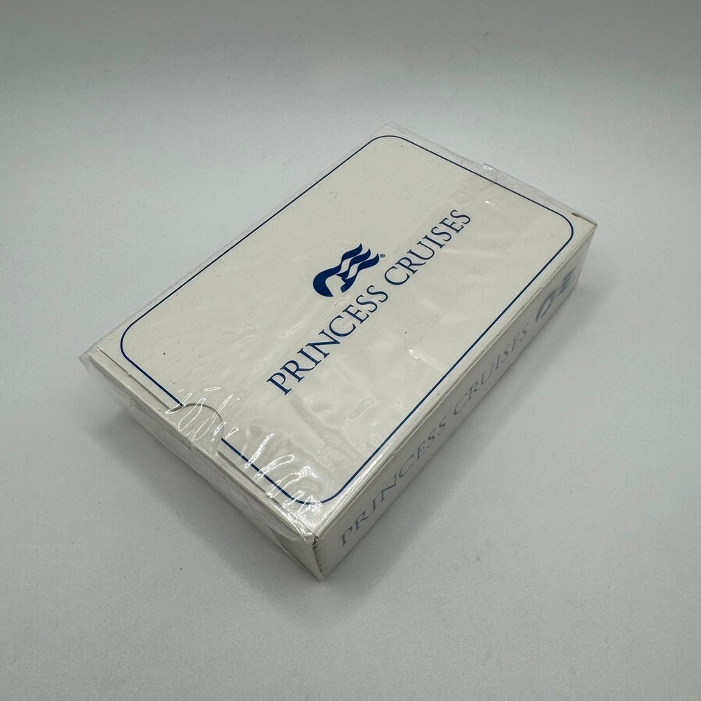 Vtg Princess Cruises Playing Cards Deck New Sealed Souvenir Travel Memorabilia